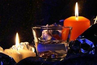 Вода и свечи